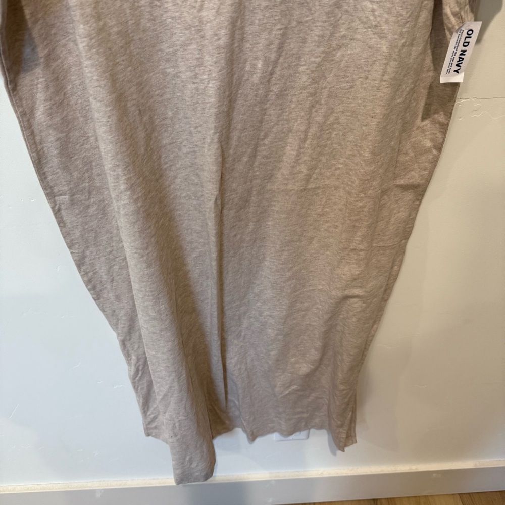 Old Navy Beige T-Shirt Maxi Dress NWT Women’s Plus Size XXL Casual Beachy Cotton - Picture 3 of 9